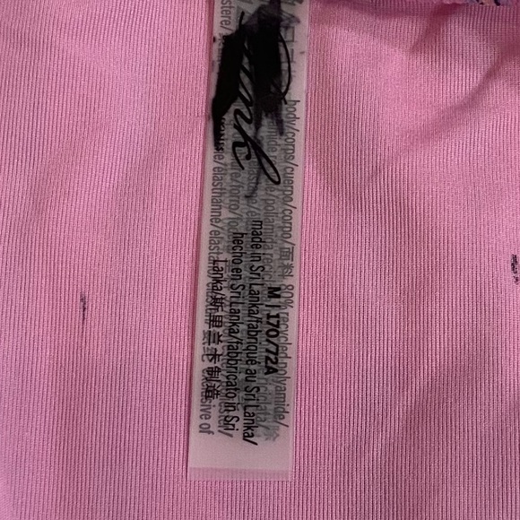 New! Frankie's Bikinis x Pink Rosemary Striped Bikini Bottom M 1517 - Picture 4 of 7